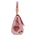 Dolce and Gabbana Pink Small Graffiti Miss Sicily Bag