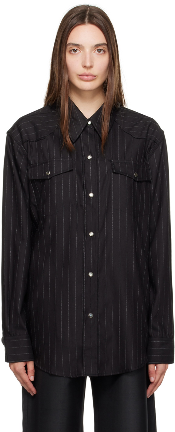 Our Legacy Black Frontier Shirt Our Legacy