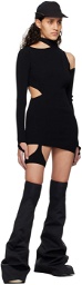 HYEIN SEO SSENSE Exclusive Black Minidress & Sweater Set
