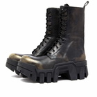 Balenciaga Men's Bulldozer Laceup Boot in Black