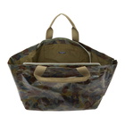 Comme des Garcons Homme Green Camo Logo Tote