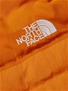 The North Face - 1992 Nuptse Logo-Embroidered Quilted Ripstop Recycled-Down Jacket - Orange