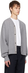 JACQUEMUS Gray Les Classiques 'Le cardigan boutonné' Cardigan