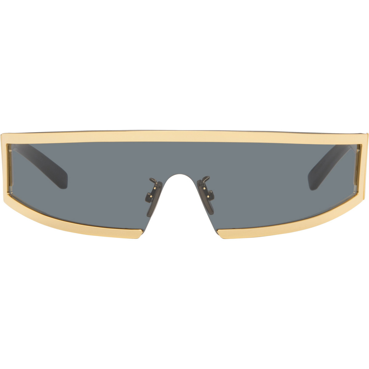 Givenchy Gold Square Sunglasses