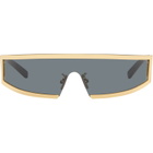 Givenchy Gold Square Sunglasses