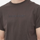 Pass~Port Men's Official Organic T-Shirt in Tar