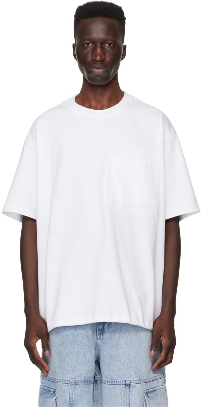 Photo: Solid Homme White Pocket T-Shirt