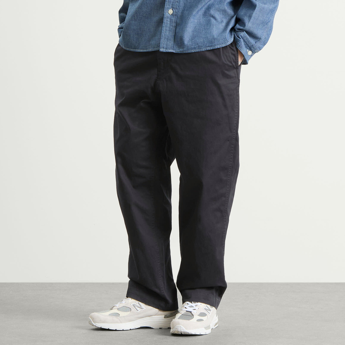 Human Made Men's Easy Belted Pants in Navy