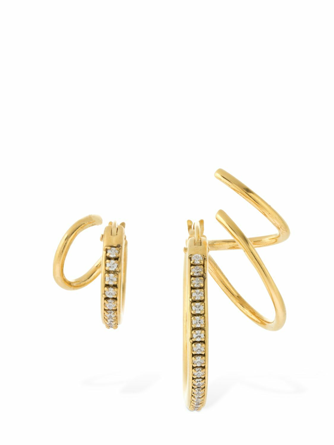 PANCONESI Diamond Serpent Hoop Earrings Panconesi