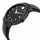Movado Gravity Black Carbon Fiber Mens Watch 0606849