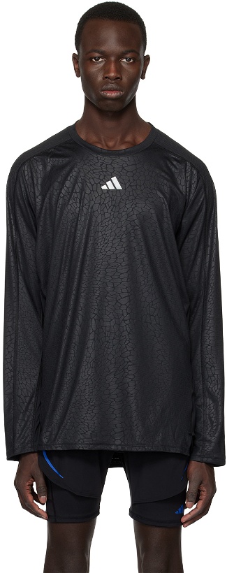 Photo: adidas Originals Black Workout Long Sleeve T-Shirt