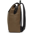 Paul Smith Taupe Leather Signature Stripe Backpack