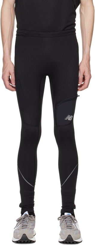 Photo: New Balance Black Impact Run Heat Lounge Pants