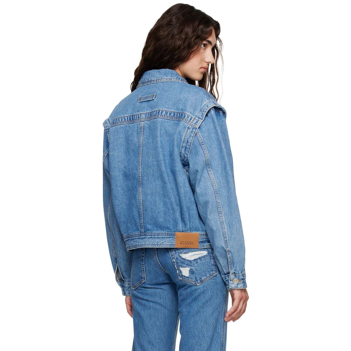 Isabel Marant Etoile Blue Zyma Denim Jacket