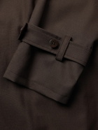 Stòffa - Wool-Canvas Coat - Brown