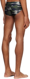 Raga Malak Khaki Camo Swim Briefs