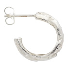 WWW.WILLSHOTT Silver Single Crown Of Thorns Earring