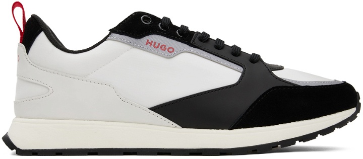 Photo: Hugo Black & White Retro Icelin Runn NYPU Sneakers