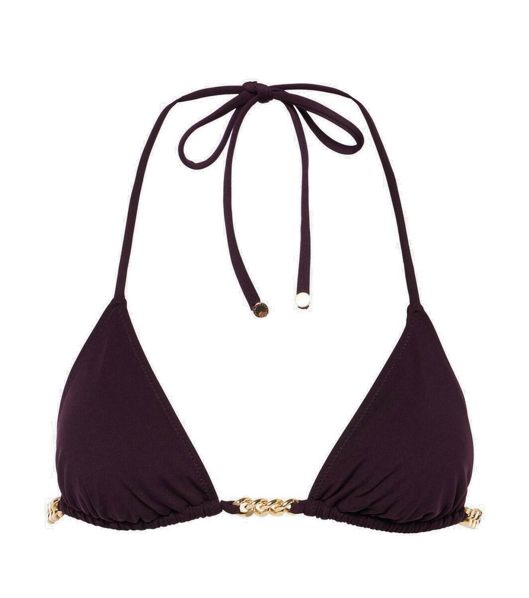 String Strap Halter Stella McCartney Chain-trimmed halter-neck bikini Stella McCartney