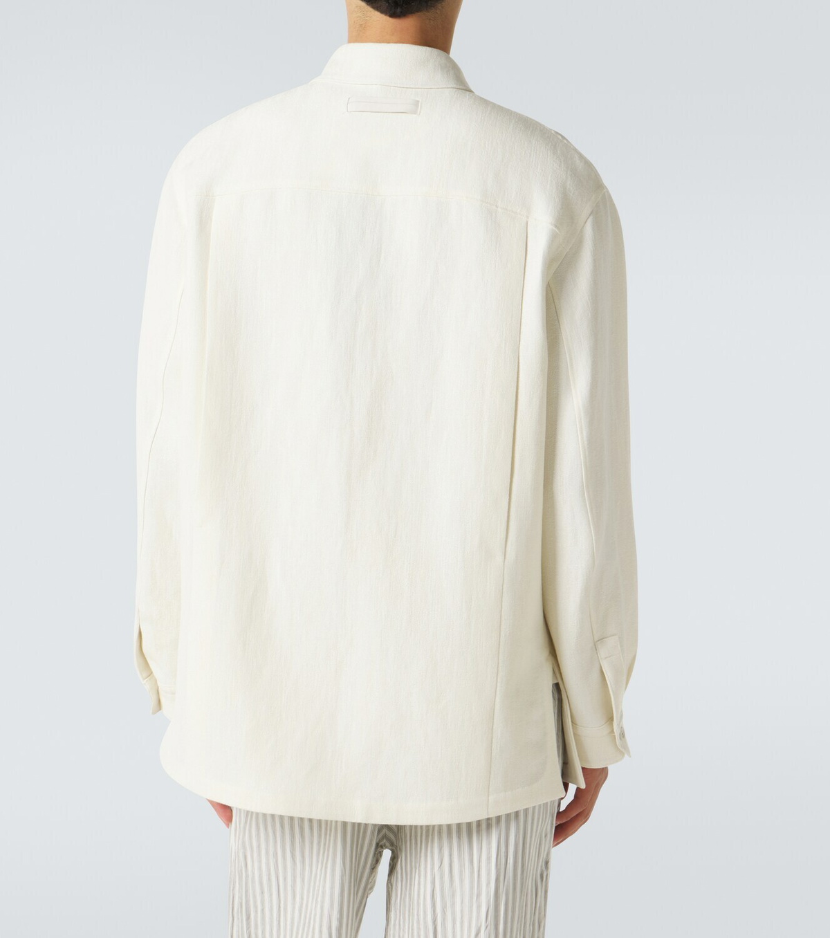 Zegna Wool and linen overshirt