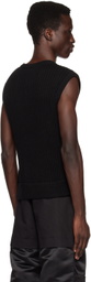SPENCER BADU Black Striped Vest