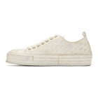 Ann Demeulemeester White Downey Washed Sneakers