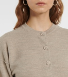 Lemaire - Cropped wool-blend cardigan