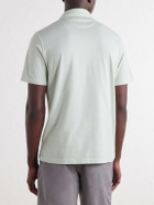FEDELI - Cotton-Jersey Polo Shirt - Green