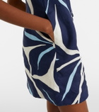 Cala de la Cruz Rhoda printed linen minidress