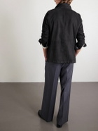 J. Mueser - Suede Overshirt - Black