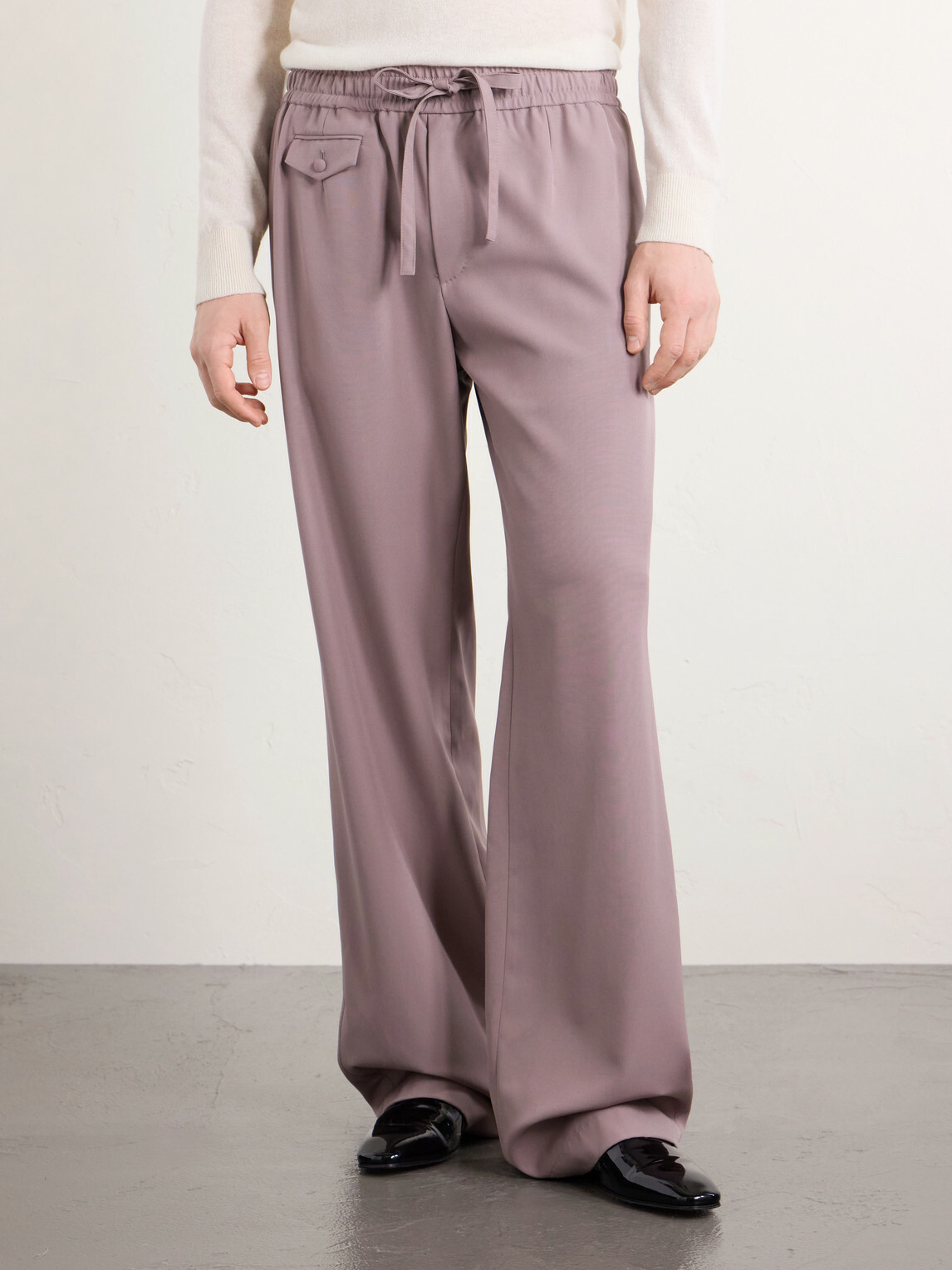 Dolce&Gabbana - Straight-Leg Virgin Wool Drawstring Suit Trousers - Brown
