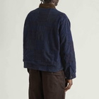 Café Mountain Men's Patchwork Workers Jacket in Blue And Bark Patchwork