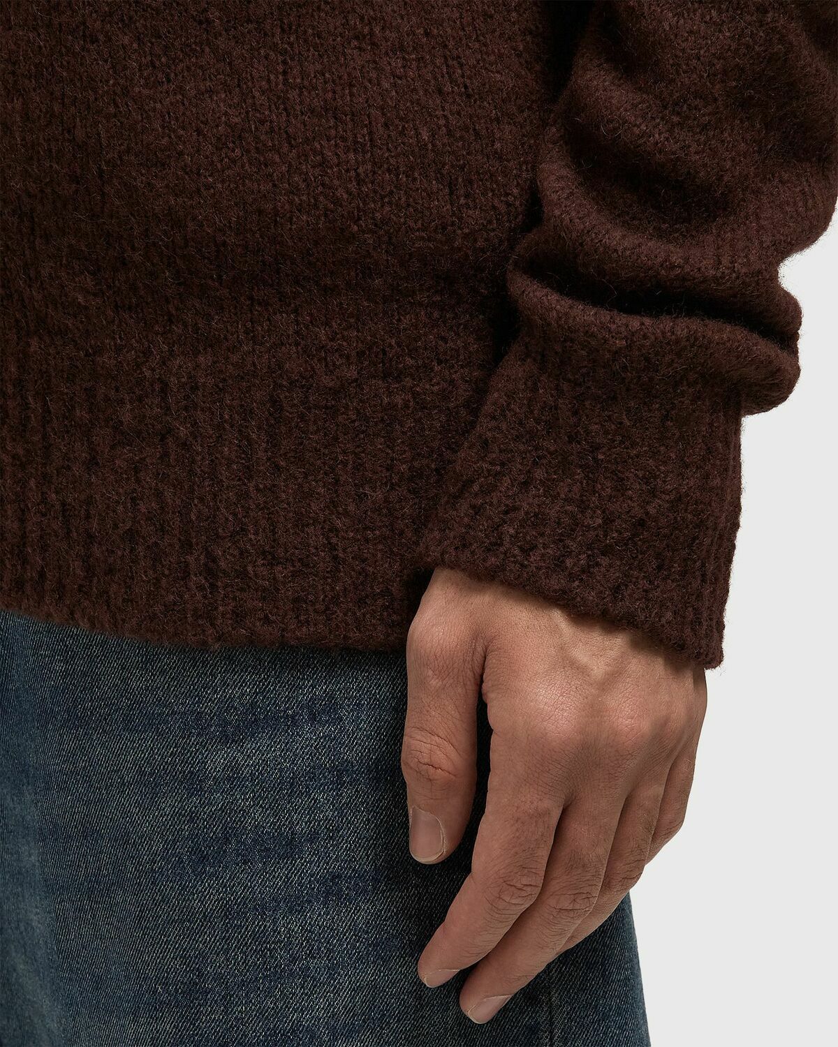 Norse Projects Rasmus Relaxed Brushed Polo Purple Mens Polos/Pullover