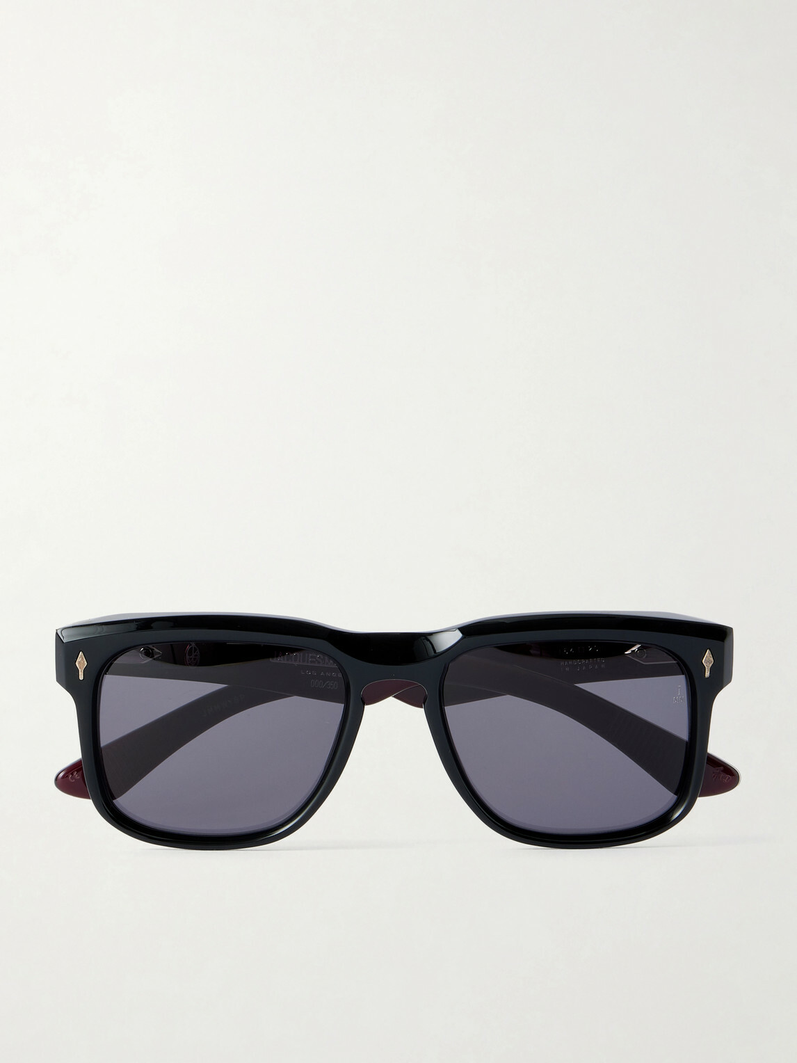 Jacques Marie Mage - Wesley Square-Frame Acetate Sunglasses - Black