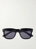 Jacques Marie Mage - Wesley Square-Frame Acetate Sunglasses - Black