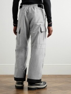 Moncler Grenoble - Wool-Flannel Padded Ski Pants - Gray