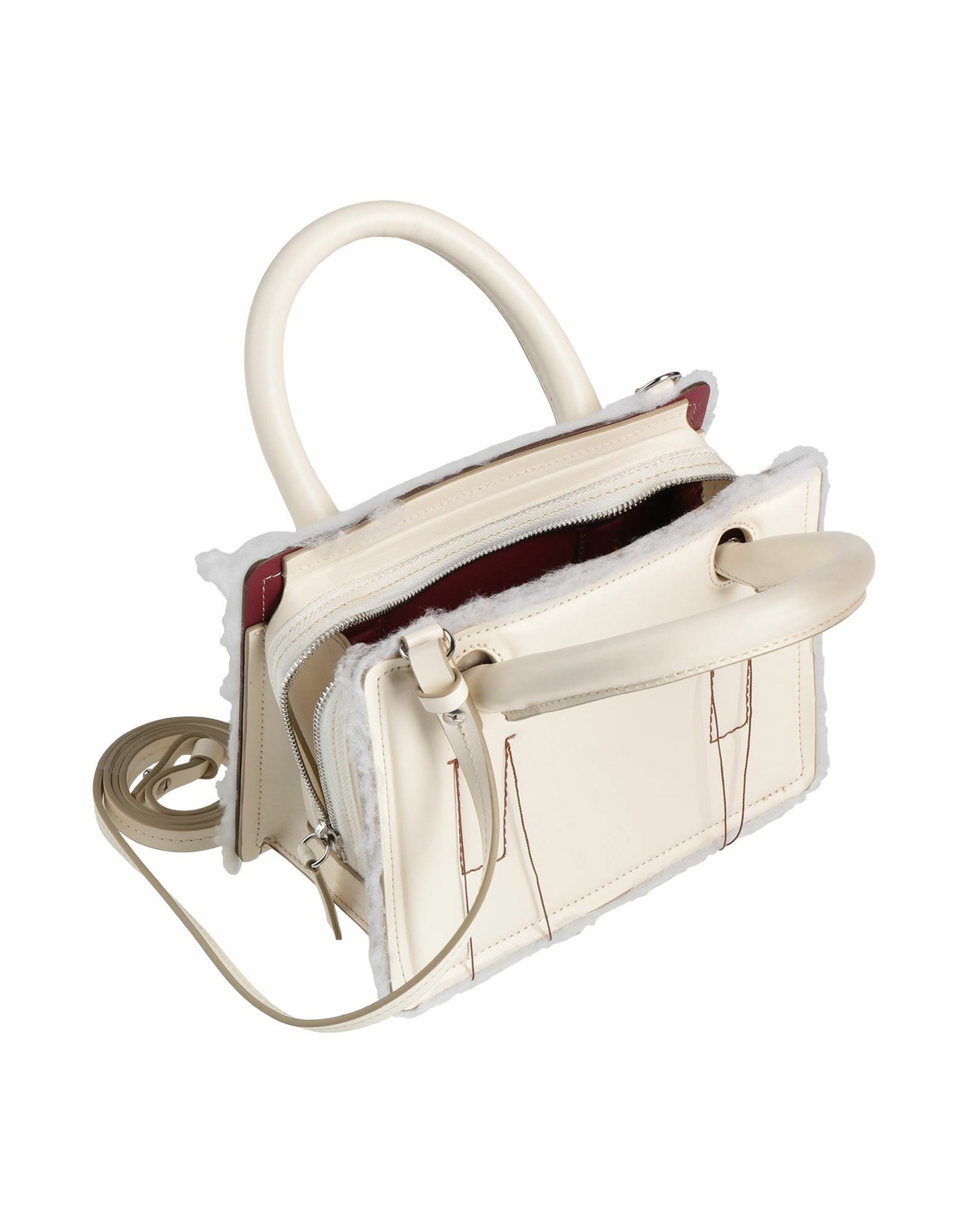 Dentro Womens Handbag Cream
