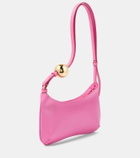 Jacquemus Le Bisou Perle leather shoulder bag