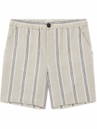 Oliver Spencer - Osborne Straight-Leg Striped Linen Shorts - Neutrals