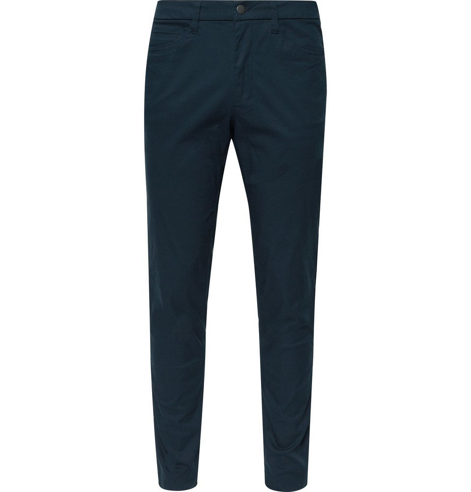 Navy ABC track pants, Lululemon