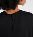 Stella McCartney Embellished caped maxi dress
