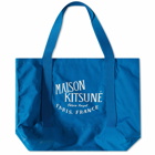Maison Kitsuné Men's Palais Royal Shopping Bag in Sapphire