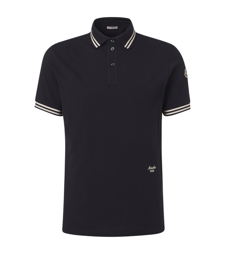 Photo: Moncler Cotton piqué polo shirt