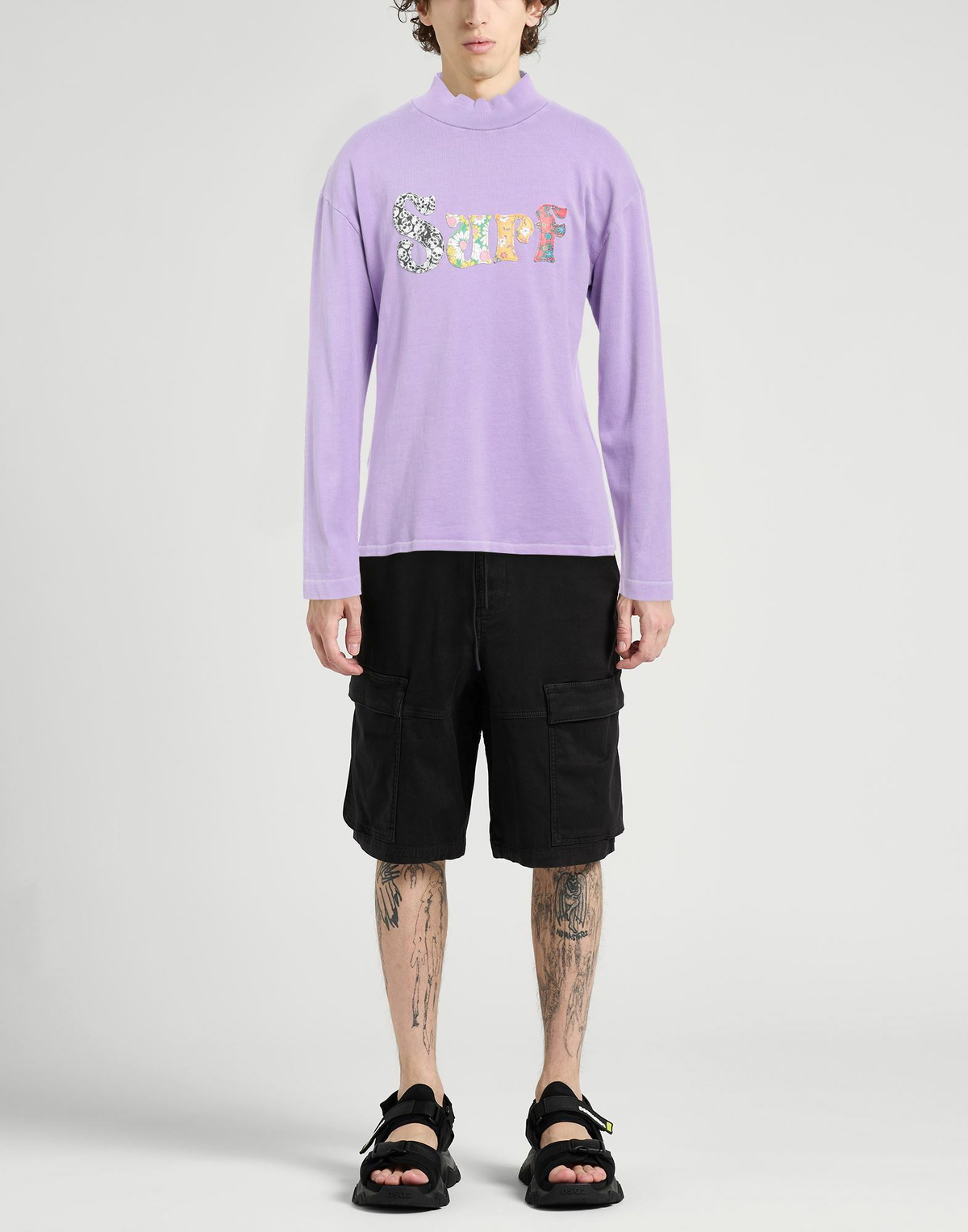 Erl Mens T-shirt Lilac