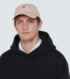 Acne Studios Micro Face cotton baseball cap