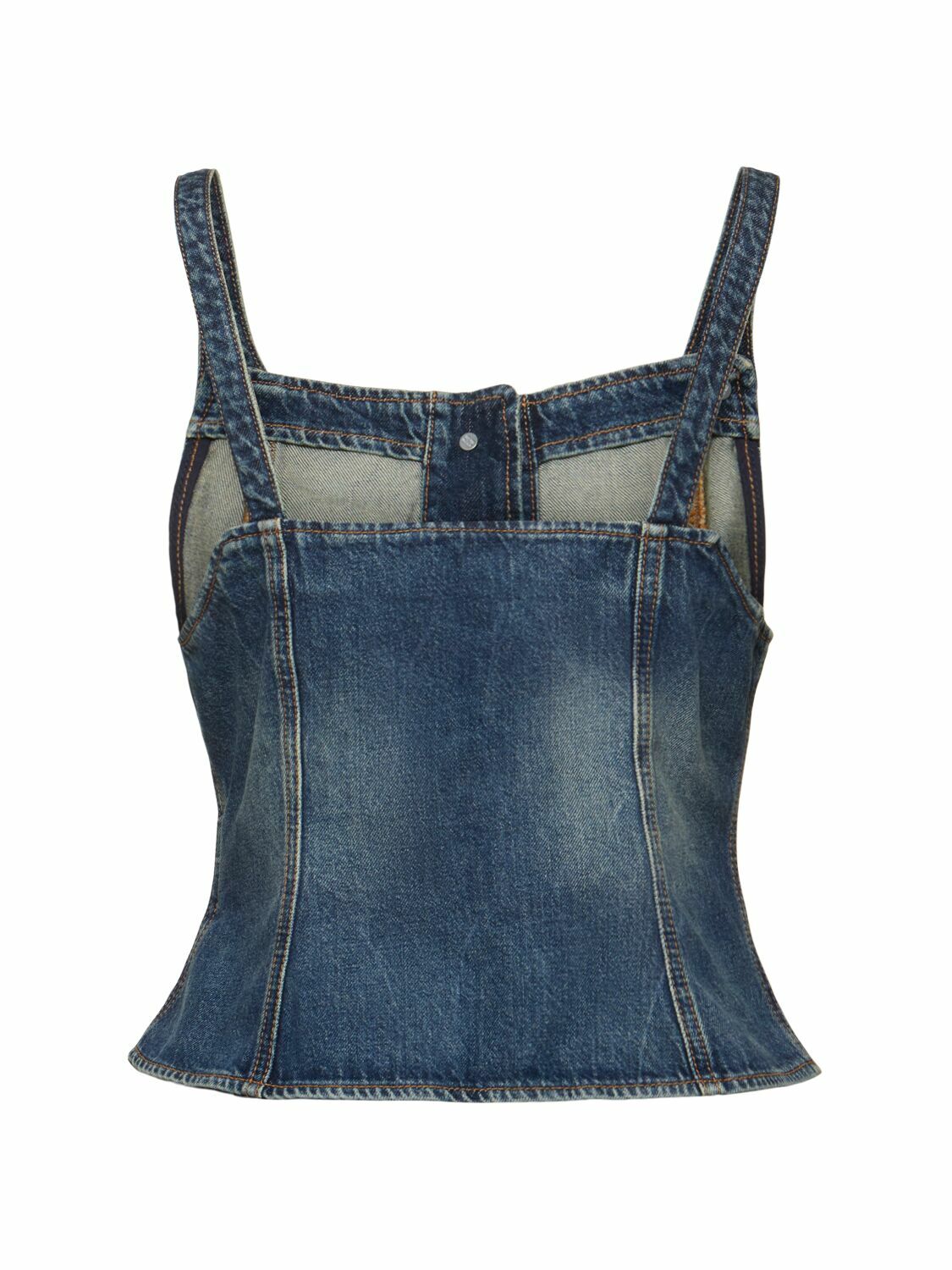Washed Denim Top