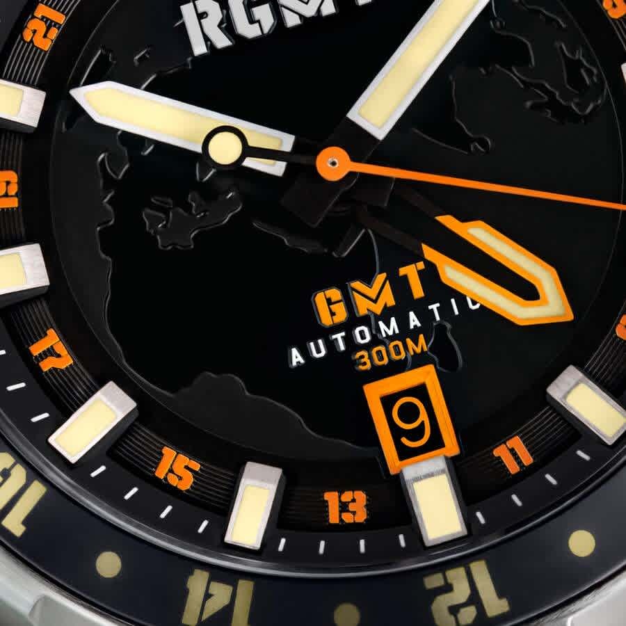 RGMT Globemaster Automatic Black Dial Mens Watch RG-8067-11