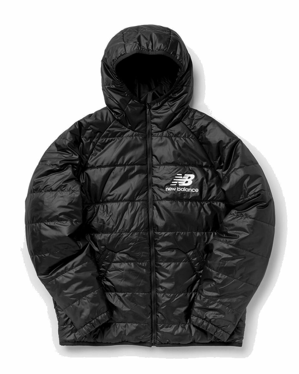 Photo: New Balance Winterized Short Synthetic Puffer Black - Mens - Down & Puffer Jackets