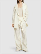ISSEY MIYAKE - Belted Linen Blend Pants
