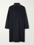 Kaptain Sunshine - Walker Brushed Cashmere Melton-Felt Coat - Gray